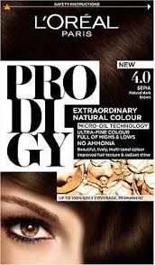 L Oreal Paris Prodigy Extraordinary Natural Colour 4 0 Sepia Natural Dark Brown What You Get 1 X Dye Kit Ultra Fine Colour Full Of Loreal Paris Loreal Color