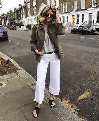 Black And White Pants Outfit Ideas Color Palette How To Wear White Jeans Fashion White Jeans Spring