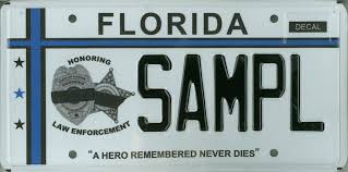 Make your own police license plates with zazzle. Fallen Law Enforcement Officers Specialty License Plate Order Florida Specialty License Plates And Presale Vouchers Online
