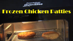 Can you grill breaded chicken patties. Frozen Chicken Patties Power Air Fryer Oven Elite Heating Youtube