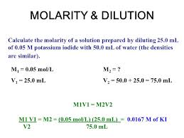 5*5 + 0 = 5*1 + 4v2`. Molarity And All That Is Molarity Well Not All But A Lot Ppt Download