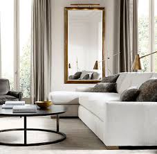 Restoration Hardware Mercer Round Coffee Table In 2020 Round Living Room Table Small Living Room Design Farm House Living Room