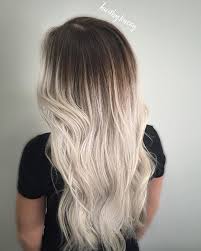 You can achieve the best hues if your natural hair is light. Pin By Emily Brown On Hair Blonde Hair With Roots Bleach Blonde Hair With Roots Dark Roots Blonde Hair