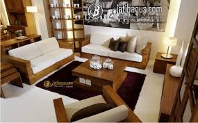 Rekomendasi model partisi minimalis dengan cermin untuk ruang tamu. Set Kursi Tamu Minimalis Modern Kayu Jati Box 2021 Jatibagus