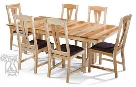 Made from wood, marble, glass or fabric. Hoot Judkins Furniture A America Solid Hickory Wood Cattail Bungalow Trestle Table Chair Set In Natural Finish