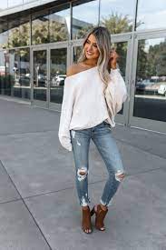 Soft Cream Solid Batwing Sleeve Sweater Stylish Spring Outfit Spring Outfits Popular Spring Outfits