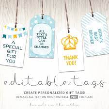 These simple ideas should provide just enough inspiration for you to plan and execute the perfect party for a friend or loved one who is expecting. Printable Baby Shower Gift Tags Editable Party Favor Labels Etsy