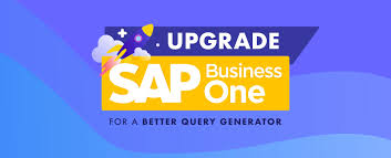 Upgrade Sap Business One Erp For A Better Query Generator
