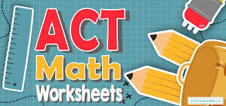 Free interactive exercises to practice online or download as pdf to print. Act Math Worksheets