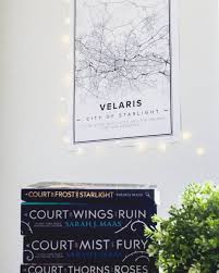 Fictional Map Prints Map Poster Of Velaris City Of Starlight Print Size 50 X 70 Cm Available At Mapiful Com Personal Wall A Map Poster Map Print Map Art