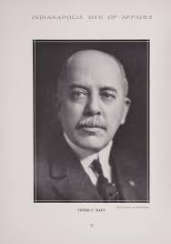 Indianapolis men of affairs, 1923; a volume in which appears a compilation  of portraits and biographies of men of achievement of the great Indiana  capital.