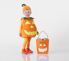 Glow In The Dark Toddler Pumpkin Costume Pottery Barn Kids