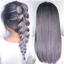 Ongles De Maquillage Pour Les Cheveux Sur Instagram Couleur De Cheveux Gris Lilas Metal Hair Styles Grey Hair Color Lilac Grey Hair