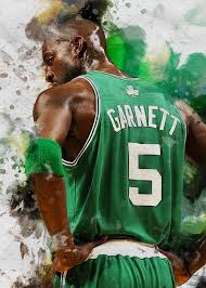 Kevin Garnett Poster Print By Defi Saul Displate Kevin Garnett Pop Art Posters Poster Prints