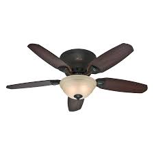 Cassius outdoor 52 inch $129.99. Shop Hunter Louden 46 In Premier Bronze Flush Mount Indoor Residential Ceiling Fan With Light Kit At Lowe Ceiling Fan With Light Ceiling Fan Bronze Ceiling Fan