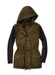 Leather Sleeves Are The Perfect Way To Inject Some Edginess Into Your Winter Wardrobe Aritzia Military Inspired Jacket Brown Faux Leather Jacket