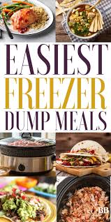 Healthy dump crock pot recipes. 8 Meals You Can Freeze And Dump Right Into A Slow Cooker Healthy Crockpot Recipes Crockpot Dump Recipes Dump Meals
