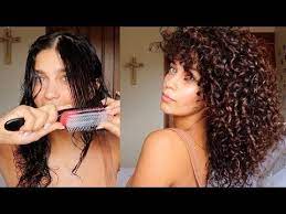 How To Define Curls With The Denman Brush Defined Curly Hair Routine Hack Jayme Jo Youtube Curly Hair Tips Hair Hacks Curly Hair Styles