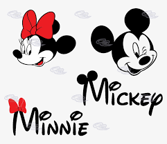 Disney mickey mouse logo png. Minnie Mouse Face Logo Mickey And Minnie Name Png Image Transparent Png Free Download On Seekpng
