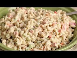 In This Episode Of Laura In The Kitchen Laura Vitale Shows You How To Make Deli Deli Style Macaroni Salad Deli Style Macaroni Salad Recipe Russian Salad Recipe