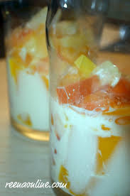 Reena S Online Resepi Puding Kastard Koktel Cocktail Custard Pudding Pudding Recipes Custard Pudding