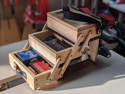 3 Tier Toolbox Tool Box Wood Tool Box Small Tool Box