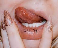 Most breeds of horses racing in north america are required to have a lip tattoo for identification purposes prior to their first race. Inner Tip Tattoo Inside Lip Tattoos Mouth Tattoo Simplistic Tattoos