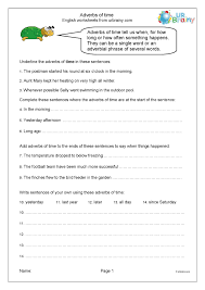 * a summary of the uses and formation of the english verb tenses is given for easy reference. Adverbs Of Time Word Classes By Urbrainy Com