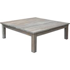 Teak Wood Grey Wash Rustic Coffee Table 48 X 48 Coffee Table Rustic Coffee Tables Handcrafted Coffee Table