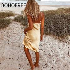 Verb (used with object), sliped, slip·ing. Bohofree Boudoir Silk Slip Dress Beach Midi Dress Gypsy Women Backless Strappy Vestidos Femme Dresses Aliexpress