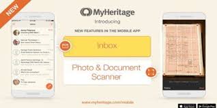 Myheritage Adds New Scanner And Inbox Features In The Mobile App My Heritage Mobile App Genealogy Book