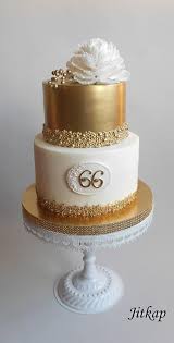 Elegant 60th Birthday Cakes For Ladies Golden Birthday Cake By Jitkap Golden Birthday Cakes 50th Anniversary Cakes 90th Birthday Cakes