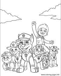 Paw patrol is produced by spin master entertainment aired on august 12, 2013 in the united states. Ryder Coloring Pages Coloring Home