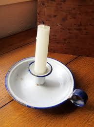 Each is marked made in india and they are each is marked made in india and they are well over 20 years old. White And Blue Enamel Candlestick Holder With Handle Made In Sweden Primitive Vintage Farmhouse Decor Candlestick Holders Candlesticks Vintage Candles