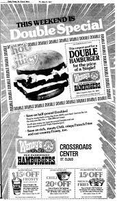 Wendy S May 27 1977 Vintageads Ads Vintage Printad Tvads Advertising Brandscience Influence Online Facebook Old Advertisements Wendy S Vintage Ads