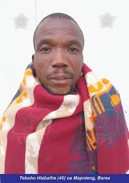 𝗧𝗘𝗕𝗢𝗛𝗢 𝗢 𝗕𝗢𝗟𝗔𝗘𝗔 𝗠𝗢𝗡𝗡𝗔 𝗞𝗔 𝗧𝗛𝗜𝗣𝗔 ...𝗢  𝗕𝗘𝗟𝗔𝗘𝗟𝗔 𝗛𝗢𝗥𝗘 𝗢 𝗕𝗢𝗞𝗔𝗡𝗔 𝗟𝗘 𝗠𝗢𝗦𝗔𝗟𝗜 𝗢𝗔 𝗛𝗔𝗘  Teboho Hlabathe (45) oa Mapoteng, Berea o emetse nyeoe e mo tobileng ea  polao ea motho a