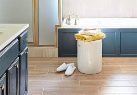 Plank flooring adds warmth and a timeless feeling to your home. Tile Wood Look Flooring Ideas