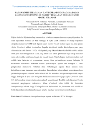 Sebagai reaksi atas kejadian ini sekitar 40 an pemuka masyarakat yang sebagian besar muslim, mantan pns dan diplomat pada hari. Pdf Kajian Rintis Kefahaman Ilmu Perbandingan Agama Dalam Kalangan Mahasiswa Di Institut Pengajian Tinggi Awam Di Negeri Selangor
