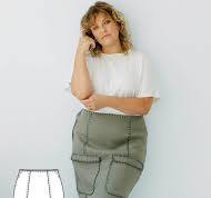 Jupe midi sans machine à coudre, XS-XXXL, facile avec tutoriel, "The Molly  Skirt" en téléchargement A4 & Letter