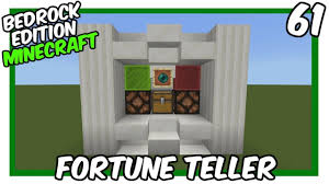 Fortune Teller Bedrock Edition Minecraft Tutorial Bedrock Minecraft City Buildings