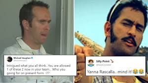 The former england captain michael vaughan has attracted a storm of abusive twitter responses for his meanwhile, vaughan has endured a stream of insulting tweets, mostly from offended indian. Michael Vaughan Got Savagely Trolled For Conducting A Jos Buttler V Dhoni Poll On Twitter