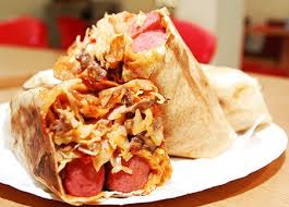 Goat Meat Shawarma with 1 Hotdog