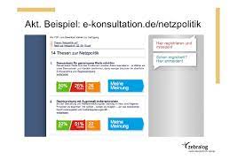 ‚politische partizipation' meint die teilhabe am politischen gestaltungsprozess. E Partizipation Aktuelle Beispiele Und Zukunftstrends