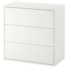 Eket Schrank Mit 3 Schubladen Weiss 70x35x70 Cm Ikea Deutschland Ikea Regal Schubladen Selber Bauen Einrichtung