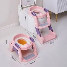 Escalera De Baño Y Bacenilla Para Bebé Rosa/Lila Úpale - Úpale