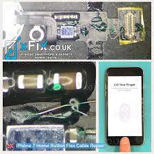 When detaching the display connectors lever from the side where there are no small components on the board. Iphone 7 8 Home Button Flex Cable Repair Xfix