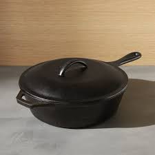 Lodge Deep Cast Iron Skillet Reviews Crate And Barrel Cast Iron Skillet Lodge Cast Iron Cast Iron Cooking