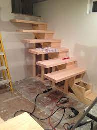 How To Build Floating Stairs Step By Step Handy Father Floating Stairs Diy Stairs Interior Stairs