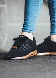 Black And Gold Adidas Womens Zx Flux Women S Collection For A Whopping 30 60 Off Adidas Zx Flux Women Adidas Women Casual Sport Shoes