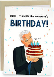 Personalize your own printable & online funny birthday cards for adults and kids. Amazon Com Sleazy Greetings Funny Joe Biden Sniffing Smelling Happy Birthday Greeting Card Political Bday Congratulations Joe Biden Card Sniffing Cake Office Products